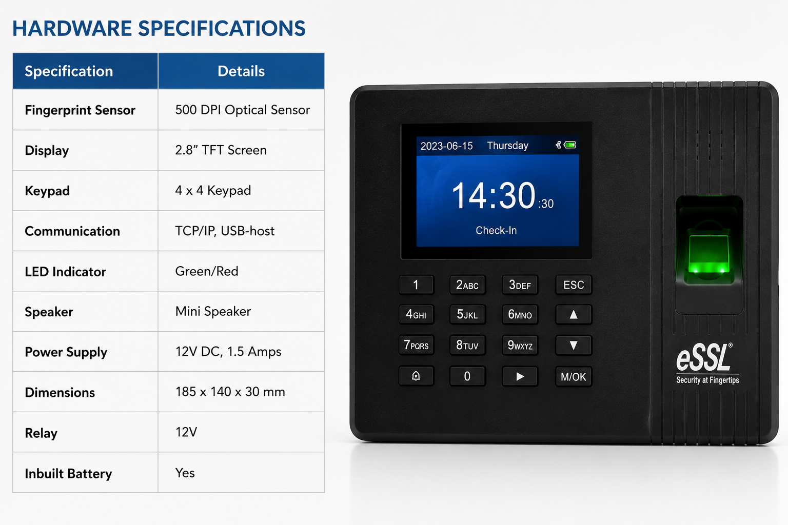 eSSL K30 PRO
