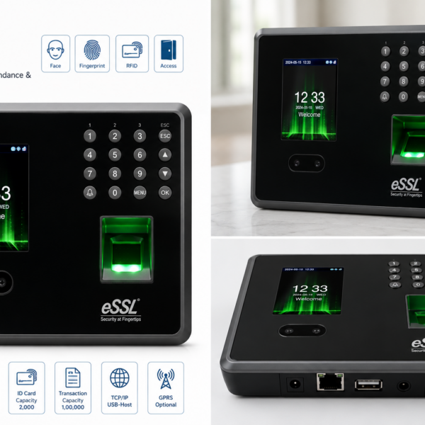 eSSL MB160 + Battery Multi-Biometric Time Attendance & Access Control System | 1 Year Limited Warranty - Image 3