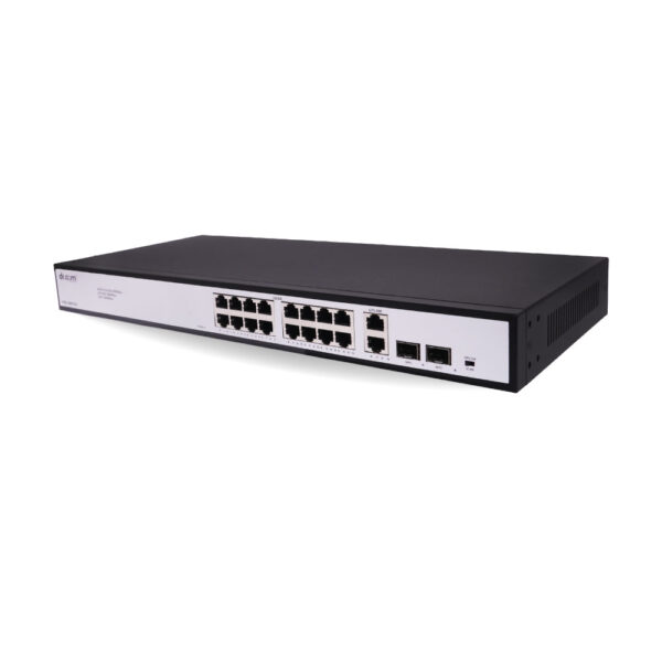 Dr.Com DR-F1020P-C 20-Port Gigabit Rack-Mount Switch | 16-Port PoE+ with 250W Budget & 2 SFP Uplinks - Image 3