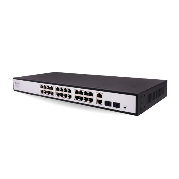Dr.Com DR-F1028P-C 28-Port Gigabit Switch | 24-Port PoE+ | 320W Budget | 10Gbps Backplane - Image 4