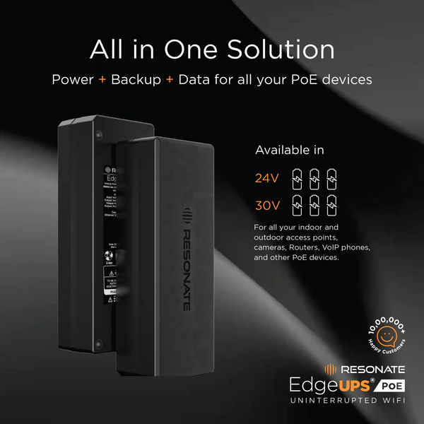 Resonate EdgeUPS PoE 30V
