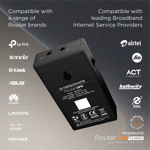 Resonate RouterUPS Classic RSNT-RUPS-CRU5V2A
