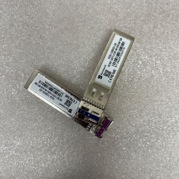 Syrotech 10G-12BIDI-20-10G-13BIDI-20 | 10G BiDi SFP+ Transceiver Pair | 20km Single-Strand Fiber | LC Connector | DDM | CE/FCC/RoHS - Image 2