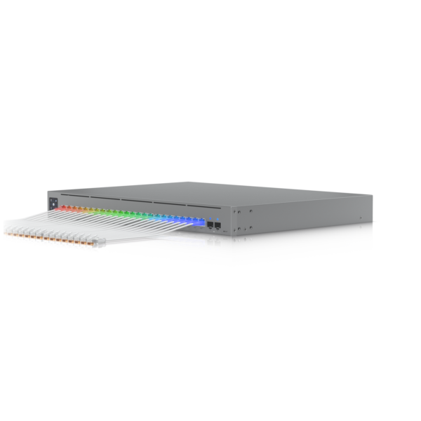 Ubiquiti Etherlighting Patch Cable 3M | 10G Ethernet Cable | Translucent Boot for LED Effects | Ultra-Thin White Patch Cord - Image 2