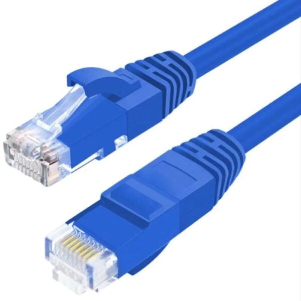 D-Link Cat6 UTP Patch Cord 0.5 Mtr Blue | NCB-C6UBLUR1-0.5 | 30µ" Gold-Plated RJ45 - Image 2
