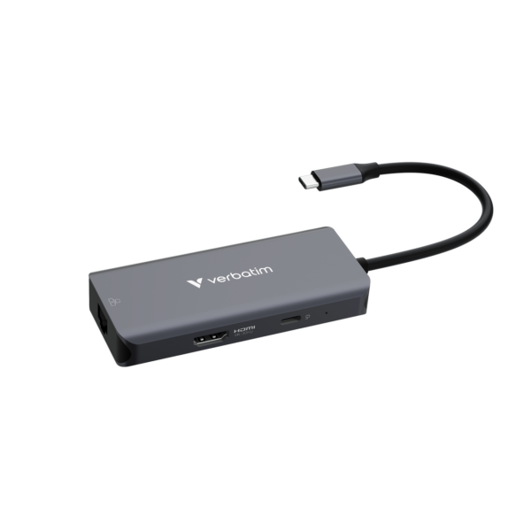 Verbatim USB-C 6-Port Hub Gigabit Ethernet
