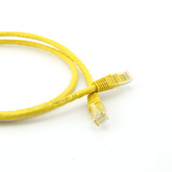 D-Link Cat6 UTP Round Patch Cord 5 Mtr | NCB-C6UYELR1-5 | Yellow - Image 2