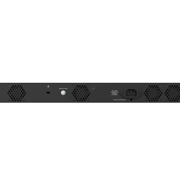 D-Link DMS-1250-28P | 28-Port 2.5G Smart Managed PoE Switch | 24x 2.5G PoE + 4x 10G SFP+ | 475W Budget | 6kV Surge Protection | PoE++ - Image 4