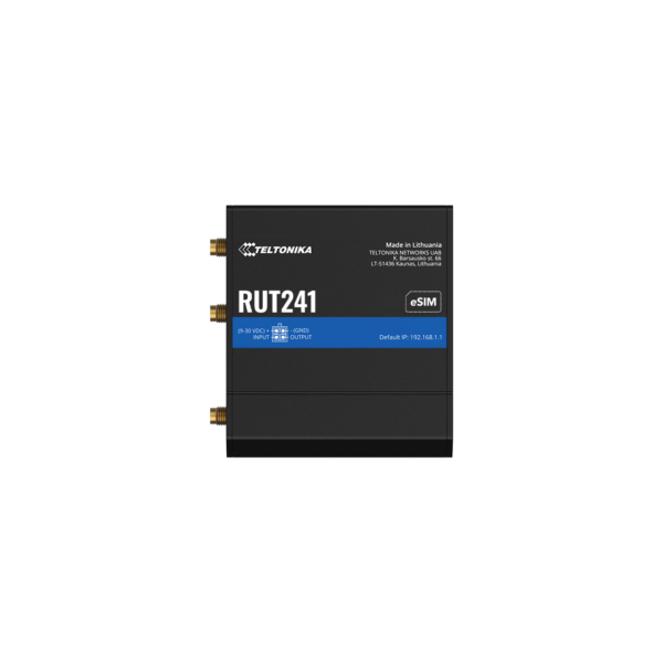 Teltonika RUT241 | Industrial 4G eSIM Router | 4G LTE Cat 4 | Wi-Fi | eSIM SGP.22 | Digital I/O | Compact Design - Image 6