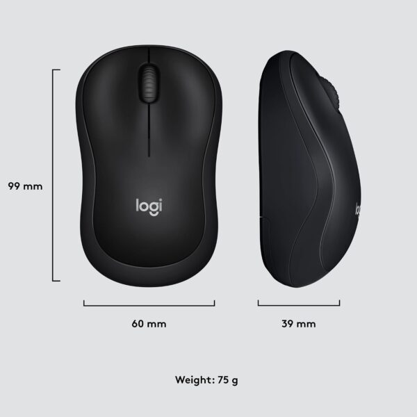 Logitech M220-Black | Silent Wireless | 90% Quieter Clicks | 18-Month Battery - Image 5