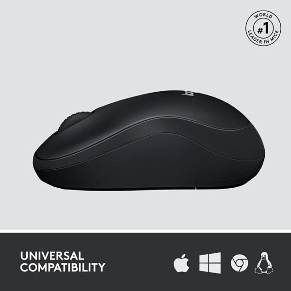 Logitech M220-Black | Silent Wireless | 90% Quieter Clicks | 18-Month Battery - Image 2