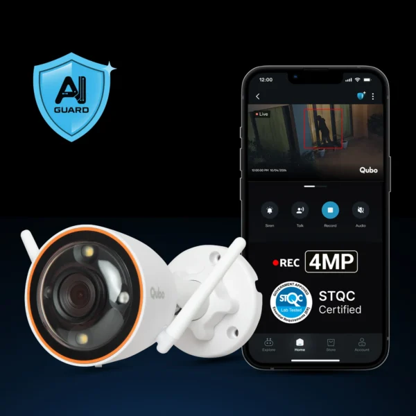 Qubo Smart Bullet Cam Pro 4MP
