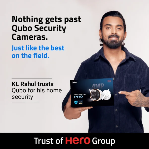 Qubo Smart Bullet Cam Pro 4MP | Color Night Vision | AI Person Detection | IP66 Weatherproof | 130° Wide Coverage | 10x Digital Zoom - Image 6