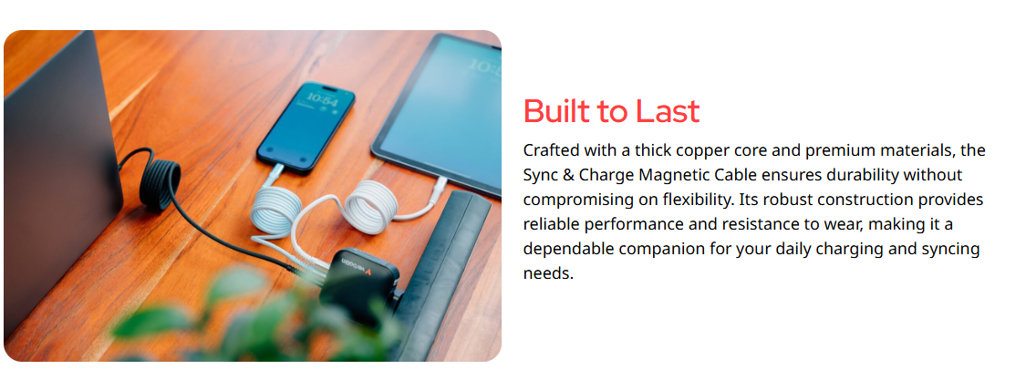 Verbatim Sync & Charge Magnetic USB-C 