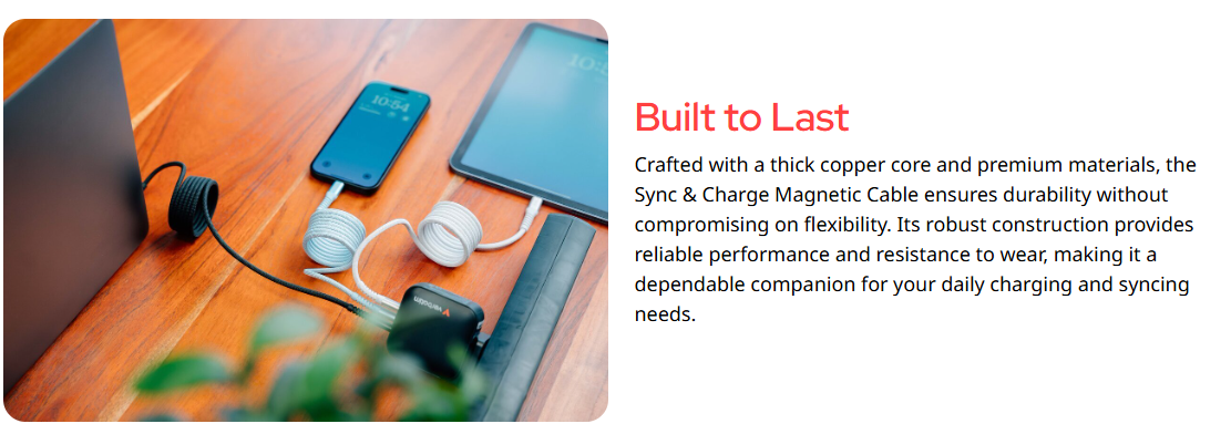 Verbatim Sync & Charge Magnetic USB-C