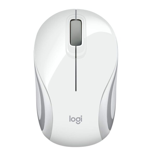Logitech M187 Mini Wireless Mouse - White