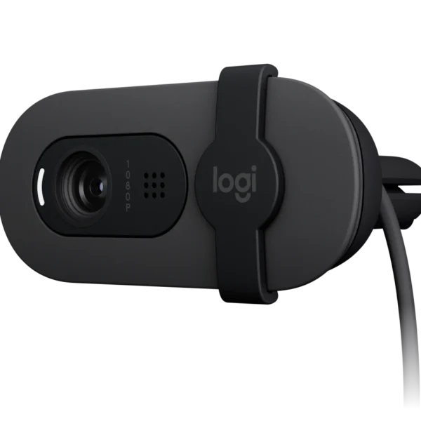 Logitech Brio 100 Webcam - Graphite | Full HD 1080p | Privacy Shutter | USB-A Plug-and-Play | RightLight 2 - Image 4