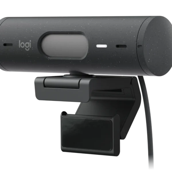 Logitech Brio 500-Graphite | 1080p HD | 4MP Sensor | RightLight 4 with HDR | Dual Stereo Mics | USB-C | Privacy Shutter | FSC-Certified Packaging - Image 2