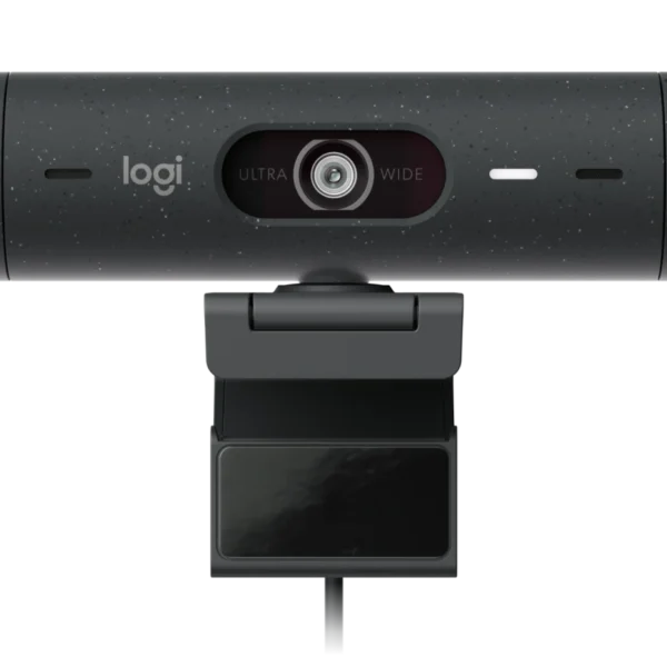 Logitech Brio 500-Graphite | 1080p HD | 4MP Sensor | RightLight 4 with HDR | Dual Stereo Mics | USB-C | Privacy Shutter | FSC-Certified Packaging - Image 3