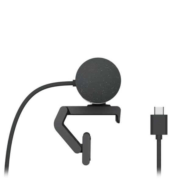 Logitech Brio 500-Graphite | 1080p HD | 4MP Sensor | RightLight 4 with HDR | Dual Stereo Mics | USB-C | Privacy Shutter | FSC-Certified Packaging - Image 5