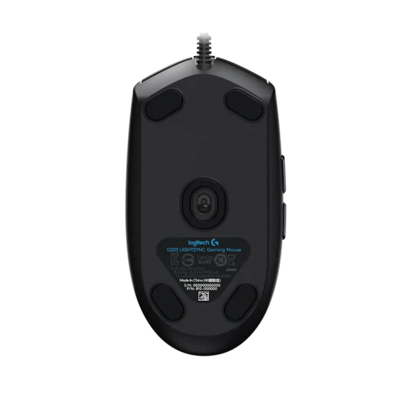Logitech G203-Black | LIGHTSYNC RGB | 8,000 DPI Sensor | 6 Programmable Buttons | Classic Design - Image 5