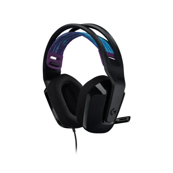 Logitech G335-Black | Wired Gaming Headset | Suspension Headband | 40mm Drivers | Plug-and-Play - Image 3