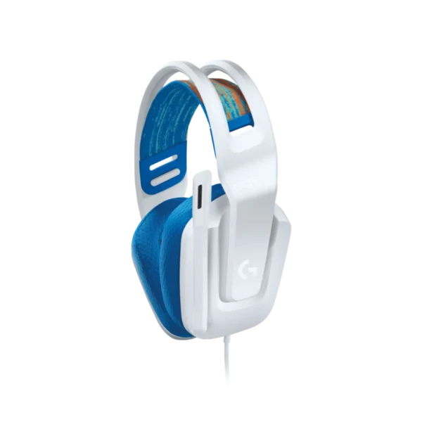 Logitech G335-White | Wired Gaming Headset | Suspension Headband | 40mm Drivers | Plug-and-Play - Image 2