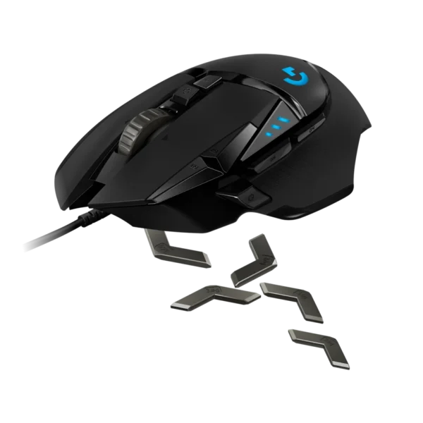 Logitech G502 | HERO 25K Sensor | 11 Programmable Buttons | LIGHTSYNC RGB | Adjustable Weights | 25,600 DPI - Image 5