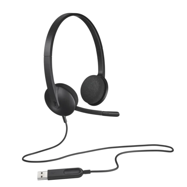 Logitech H340 | Plug-and-Play USB-A | Noise-Canceling Mic | Stereo Sound | Lightweight 100g - Image 5