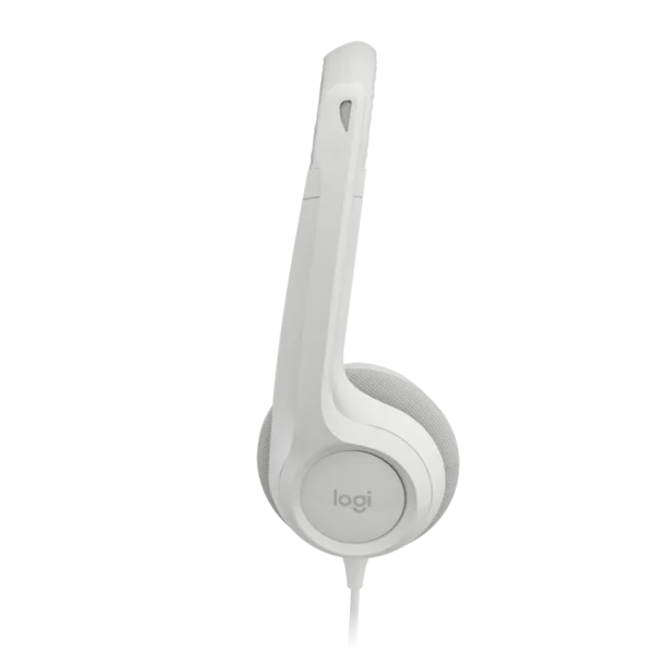 Logitech H390 - Off White | Noise-Canceling Mic | Enhanced Digital Audio | In-Line Controls | Plug-and-Play USB - Image 3