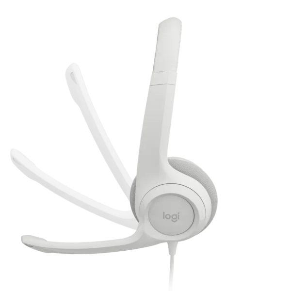 Logitech H390 - Off White | Noise-Canceling Mic | Enhanced Digital Audio | In-Line Controls | Plug-and-Play USB - Image 4