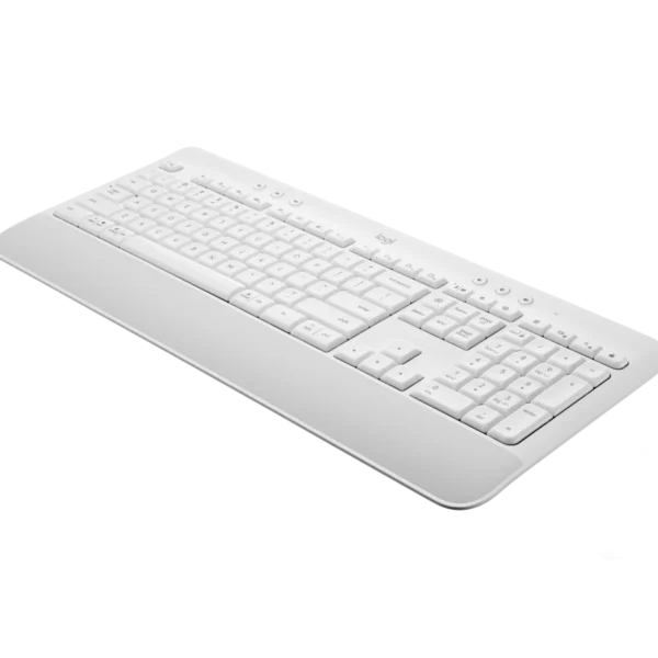 Logitech K650-Off White | Full-Size with Integrated Palm Rest | Upgraded Shortcuts | 36-Month Battery | Spill-Resistant - Image 4