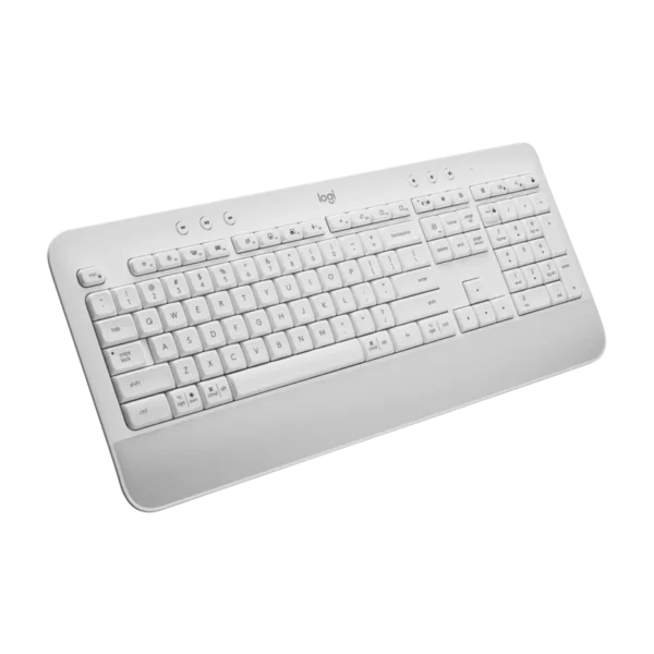 Logitech K650-Off White | Full-Size with Integrated Palm Rest | Upgraded Shortcuts | 36-Month Battery | Spill-Resistant - Image 3