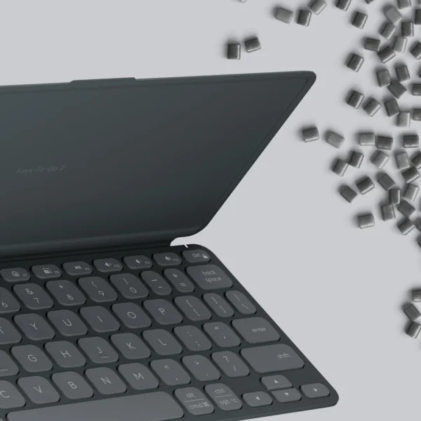 Logitech Keys-To-Go 2-Graphite | 3-Year Battery | 3 Device Easy-Switch | Slim & Lightweight | Sustainable Design - Image 4