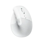 Logitech Lift Mouse - Off White | Small to Medium Hands | Bluetooth & Logi Bolt | 4000 DPI | 6 Programmable Buttons | 24-Month Battery