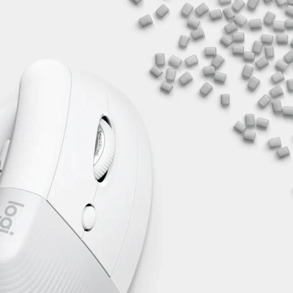 Logitech Lift Mouse - Off White | Small to Medium Hands | Bluetooth & Logi Bolt | 4000 DPI | 6 Programmable Buttons | 24-Month Battery - Image 4