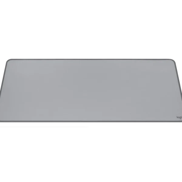 Logitech Desk Mat-Mid Grey | 700x300mm | Recycled Polyester | Anti-Slip Rubber Base | Anti-Fraying Stitches | Desk Protection - Image 5