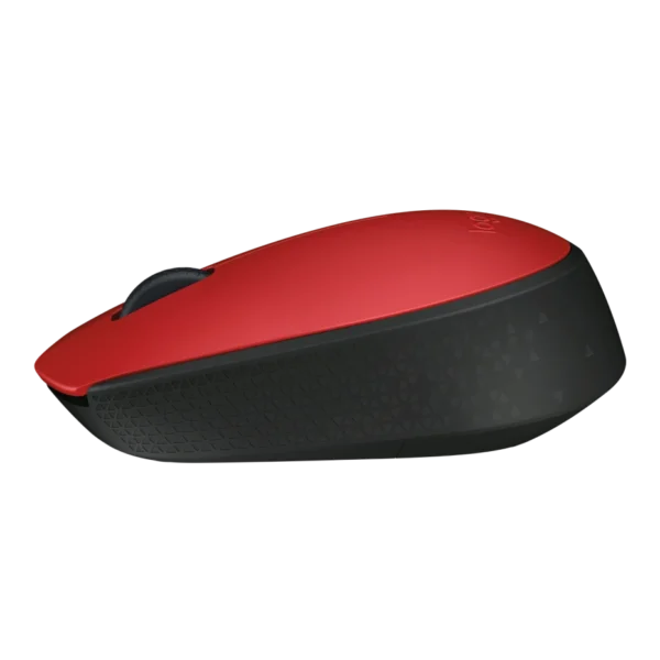 Logitech M171 Wireless Mouse - Red | Ambidextrous Design | 2.4GHz | 1000 DPI | 12-Month Battery | USB Nano Receiver | Sustainable - Image 3