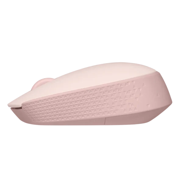 Logitech M171 Wireless Mouse - Rose | Ambidextrous Design | 2.4GHz | 1000 DPI | 12-Month Battery | USB Nano Receiver - Image 3