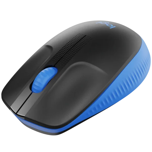 Logitech M190 Wireless Mouse-Blue | Comfortable Contoured Design | 2.4GHz | 1000 DPI | 18-Month Battery | USB Nano Receiver - Image 3