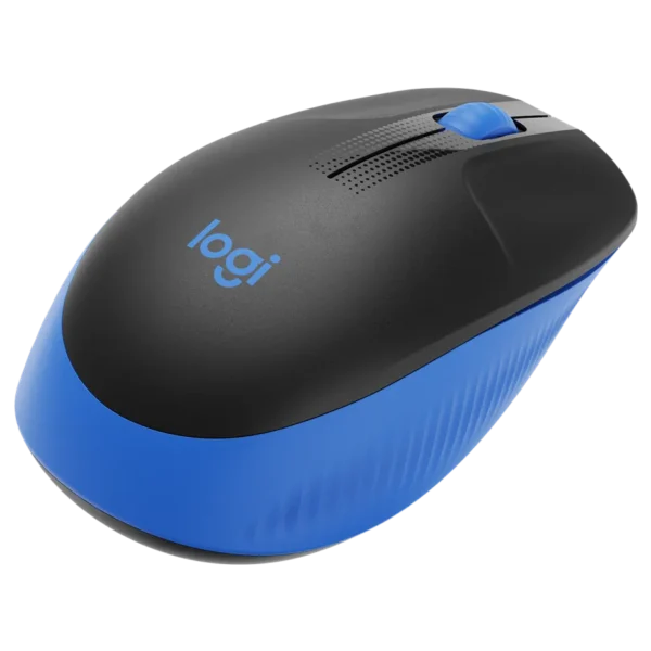 Logitech M190 Wireless Mouse-Blue | Comfortable Contoured Design | 2.4GHz | 1000 DPI | 18-Month Battery | USB Nano Receiver - Image 4
