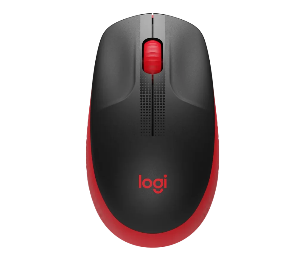 Logitech M190 Wireless Mouse-Red