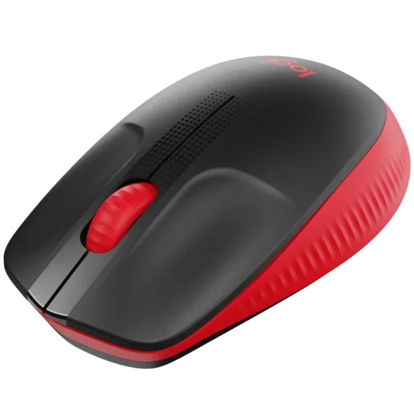 Logitech M190 Wireless Mouse-Red | Comfortable Contoured Design | 2.4GHz | 1000 DPI | 18-Month Battery - Image 3