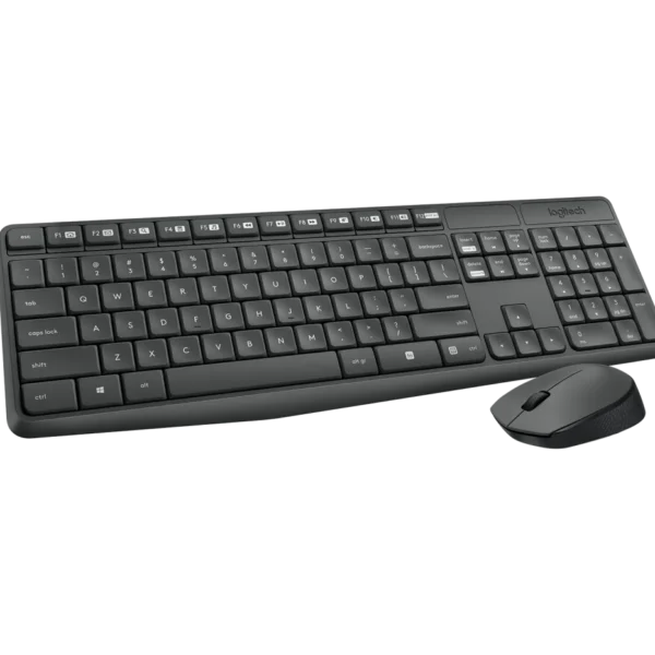 Logitech MK235 | Full-Size with 15 Function Keys | Long Battery Life (36/12 Months) | Spill-Resistant | Recycled Plastic - Image 3