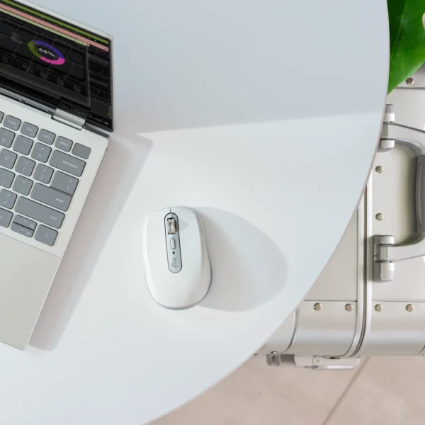 Logitech MX Anywhere 3S-Pale Grey | 8K DPI Any-Surface Tracking | Quiet Clicks | MagSpeed Scroll | 70-Day Battery - Image 3