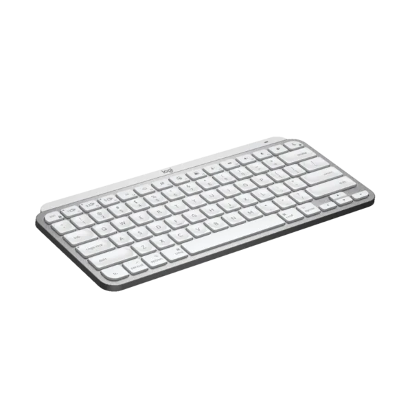 Logitech MX Keys Mini for Mac - Pale Grey | Minimalist Wireless Illuminated Keyboard | Bluetooth | USB-C Rechargeable - Image 3
