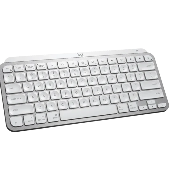 Logitech MX Keys Mini for Mac - Pale Grey | Minimalist Wireless Illuminated Keyboard | Bluetooth | USB-C Rechargeable - Image 4