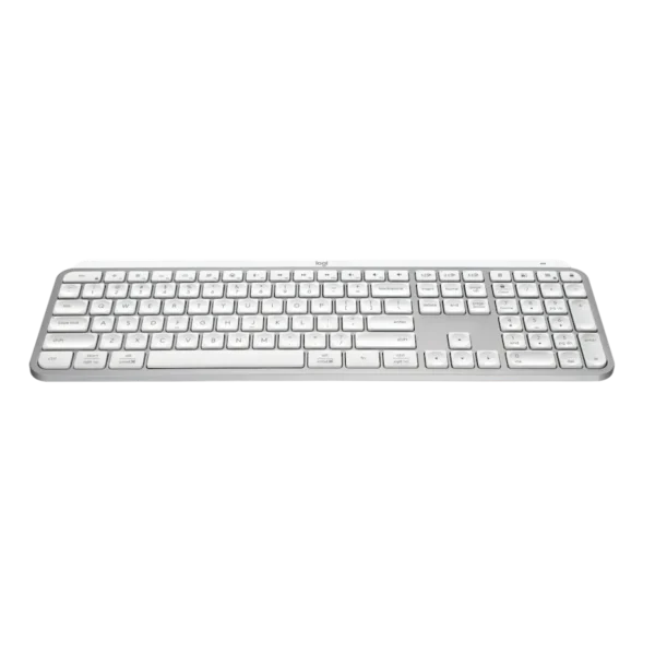Logitech MX Keys S-Pale Gray | Smart Backlighting | USB-C Rechargeable | Bluetooth/Logi Bolt | 3 Devices | Low-Carbon Aluminum | Recycled Plastic - Image 4