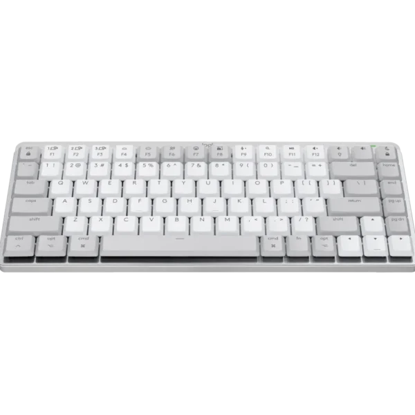 Logitech MX Mechanical Mini-Mac | Low-Profile Mechanical Keyboard | Tactile Quiet Switches | Smart Backlighting | USB-C | 3 Devices | Sustainable - Image 2