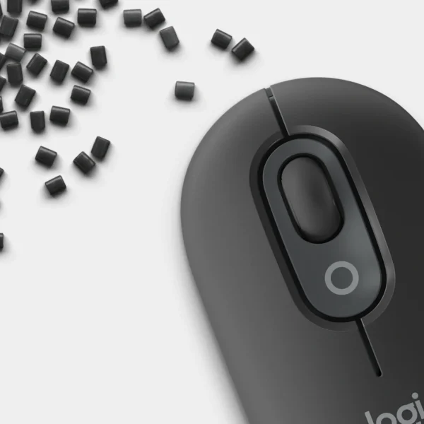 Logitech POP Mouse-Graphite | Playful Wireless Bluetooth Mouse | Customizable Emoji Button | 3 Device Easy-Switch | 24-Month Battery | SmartWheel | SilentTouch - Image 5